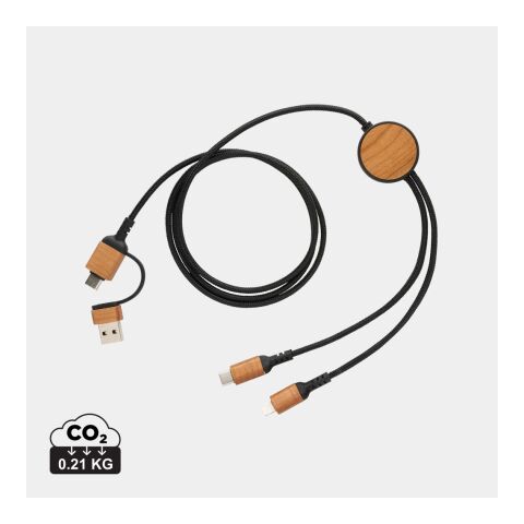 Ohio RCS certified recycled plastic 6-in-1 cable black | No Branding | not available | not available