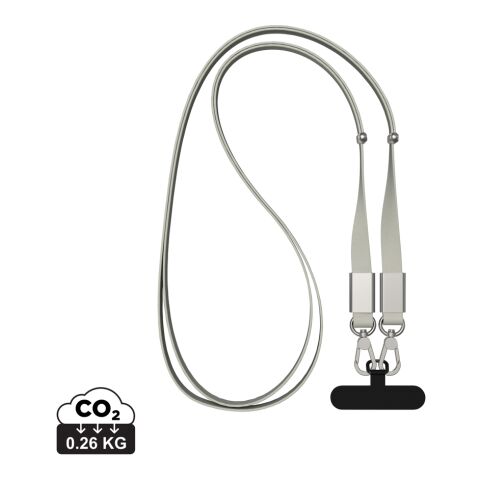 Nivo RCS recycled PET Crossbody lanyard