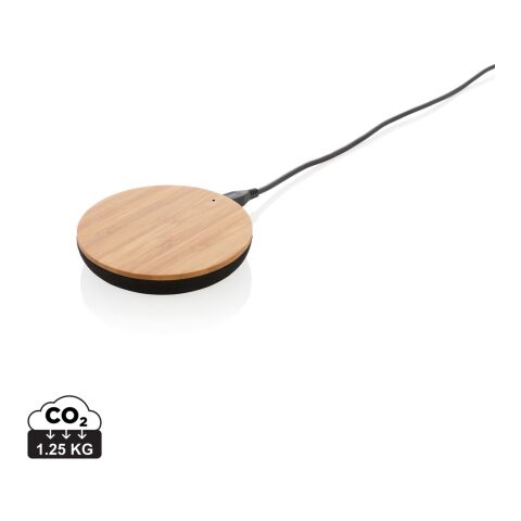 Bamboo X 5W wireless charger brown | No Branding | not available | not available