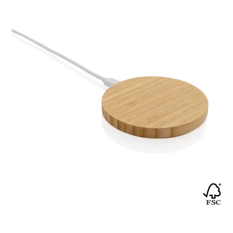 FSC® bamboo 15W wireless charger