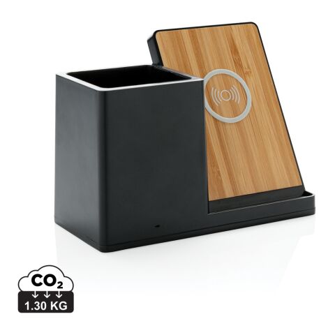 Ontario FSC® &amp; RCS recycled plastic 10W wireless charger black | No Branding | not available | not available