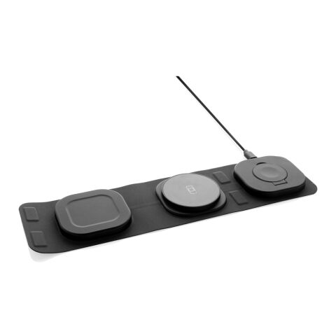 Swiss Peak RCS rplastic 3-in-1 wireless 15W travel charger