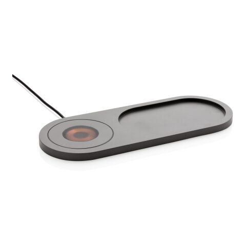 Encore 10W wireless charging valet tray black | No Branding | not available | not available