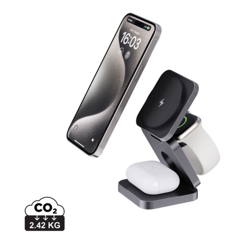 Terra RCS recycled aluminum foldable 3 in 1 15W charger