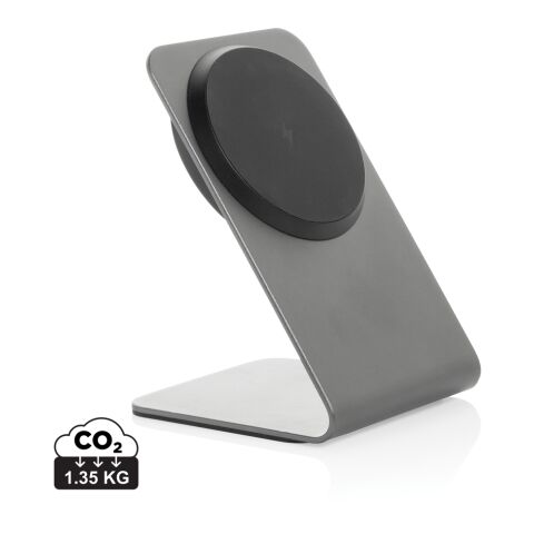 Terra aluminium 15W magnetic wireless charging phone stand