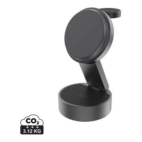 Quantum RCS 25W ultra-fast wireless 3-in-1 charger grey