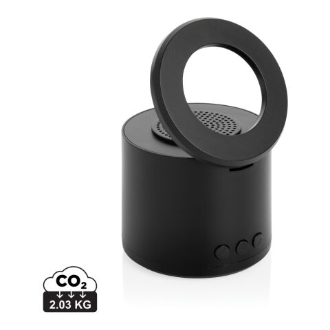 Magpulse RCS recycled plastic 3W speaker w/magnetic holder black | No Branding | not available | not available