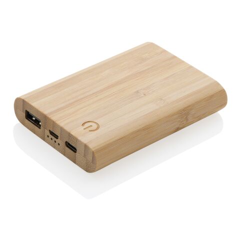 FSC® certified bamboo 5.000 mAh powerbank