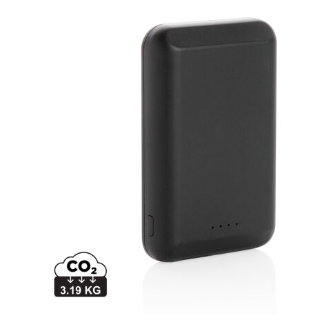 Magnetic 5.000 mAh 5W wireless powerbank black | No Branding | not available | not available