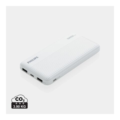Philips 10.000 mAh slim powerbank white | No Branding | not available | not available
