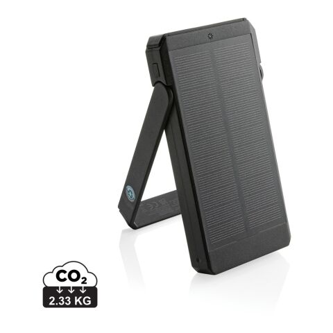 Skywave RCS recycled plastic solar powerbank 10000 mAh black | No Branding | not available | not available