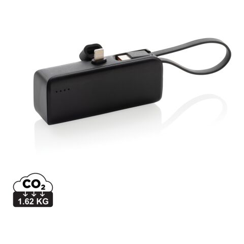 Powerlink RCS rplastic 3000 mAh powerbank iOS connector black | No Branding | not available | not available
