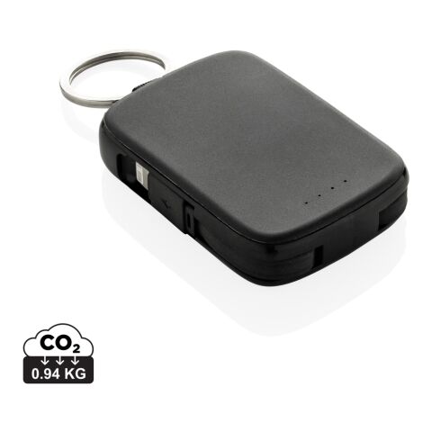 Nexo RCS keychain 2000 mah powerbank with integrated cables black | No Branding | not available | not available