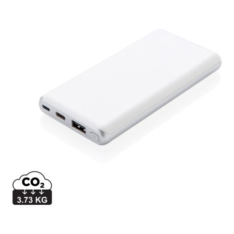 Ultra fast 10.000 mAh powerbank with PD White | No Branding | not available | not available