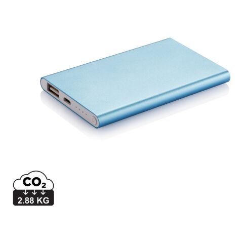 4.000 mAh slim powerbank blue-white | No Branding | not available | not available