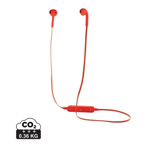 Wireless earbuds in pouch red | No Branding | not available | not available
