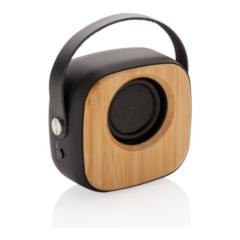 Bamboo 3W Wireless Fashion Speaker black | No Branding | not available | not available