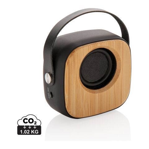 Bamboo 3W Wireless Fashion Speaker black | No Branding | not available | not available