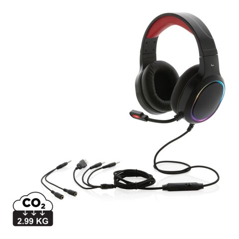 RGB gaming headset black | No Branding | not available | not available