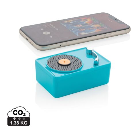 Mini Vintage 3W wireless speaker blue-black | No Branding | not available | not available