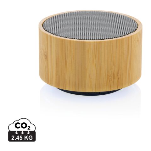 FSC® bamboo and RCS 3W wireless speaker black | No Branding | not available | not available