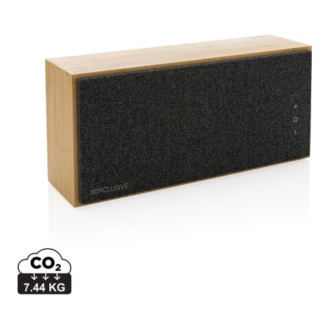 Wynn 20W FSC® bamboo wireless speaker brown | No Branding | not available | not available