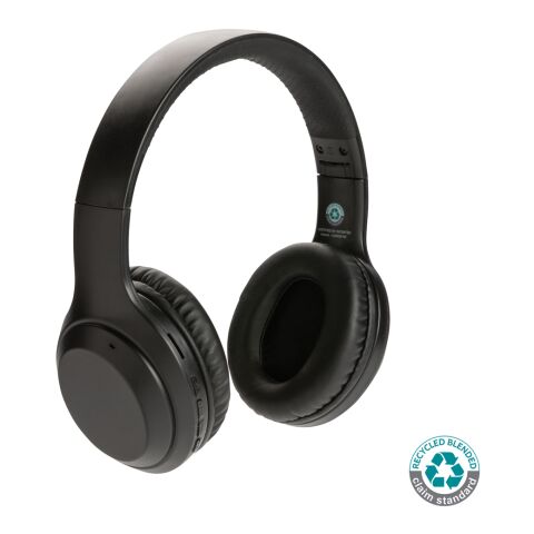 RCS standard recycled plastic headphone black | No Branding | not available | not available