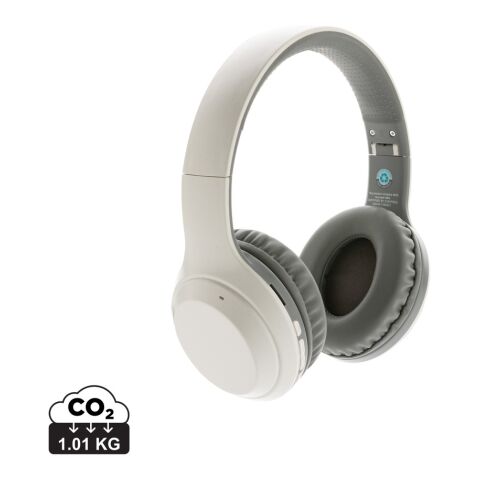 RCS standard recycled plastic headphone White | No Branding | not available | not available