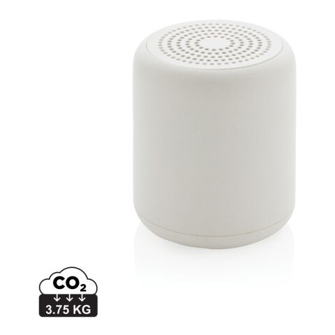 RCS certified recycled plastic 5W Wireless speaker White | No Branding | not available | not available