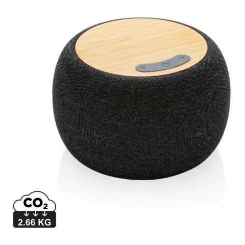 RCS Rplastic/PET FSC®bamboo 5W speaker anthracite | No Branding | not available | not available