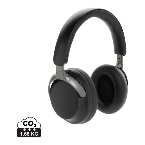 Soundpro RCS recycled plastic ANC headphone black | No Branding | not available | not available