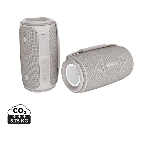 Prisma RCS recycled plastic IPX 4 waterpoof 16W speaker grey | No Branding | not available | not available