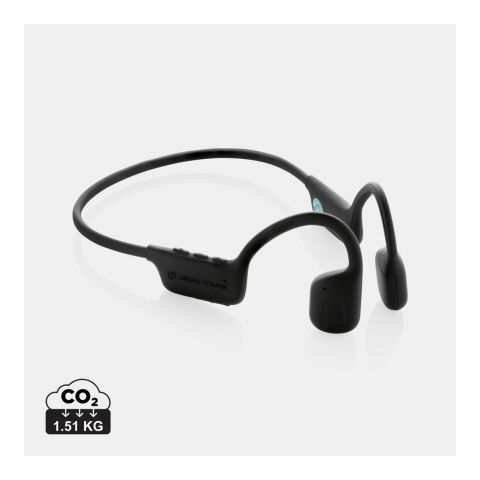 Urban Vitamin Glendale RCS rplastic air conductive headphone black | No Branding | not available | not available