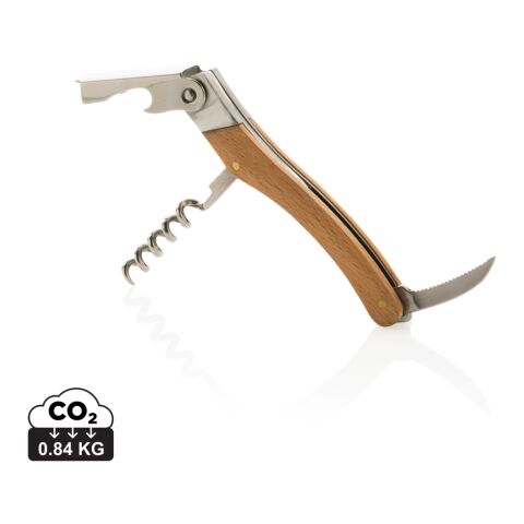 FSC® wooden corkscrew brown | No Branding | not available | not available