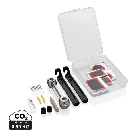Bike repair kit compact white-black | No Branding | not available | not available