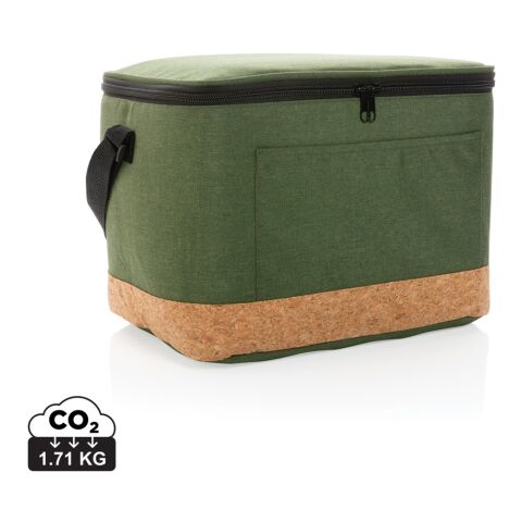 Impact AWARE RPET two tone cooler bag with cork detail