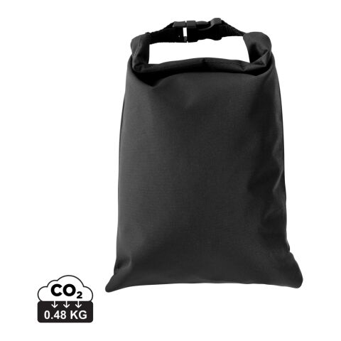 Snackstrap AWARE™ RPET foldable lunchbag 30x20CM black | No Branding | not available | not available