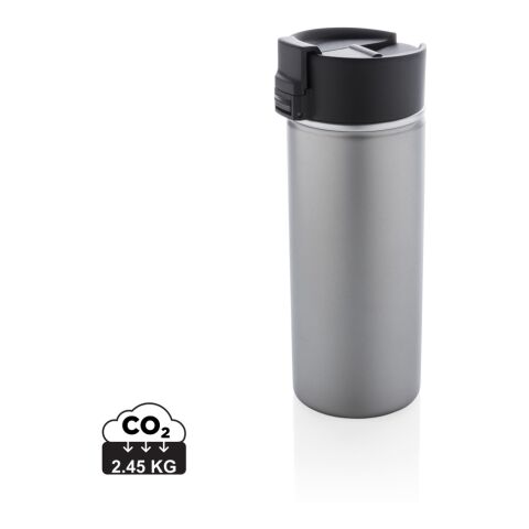 Bogota vacuum coffee mug with ceramic coating grey | No Branding | not available | not available