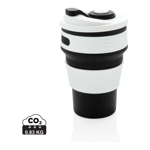 Foldable silicone cup black | No Branding | not available | not available