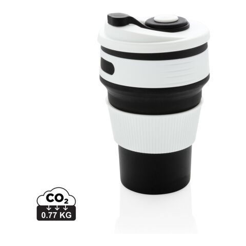 Foldable silicone cup