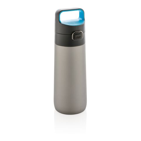 Hydrate leak proof lockable vacuum bottle grey-blue | No Branding | not available | not available