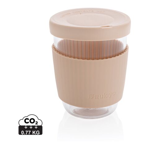 Ukiyo borosilicate glass with silicone lid and sleeve