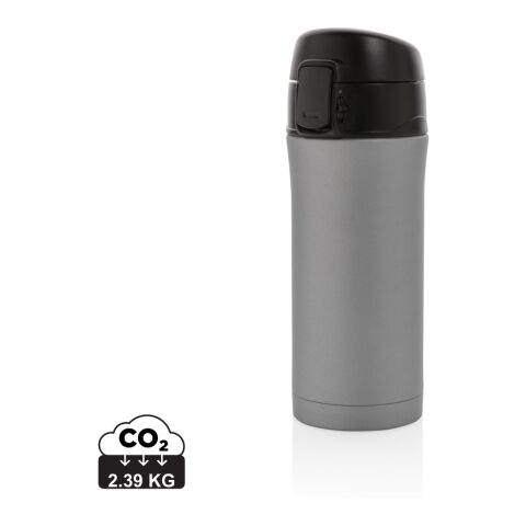 Metallic easy lock vacuum mug grey | No Branding | not available | not available