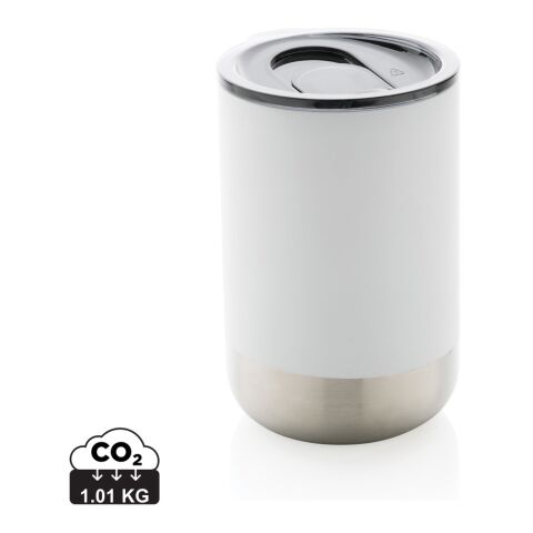 Recycled stainless steel tumbler White | No Branding | not available | not available