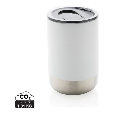 Recycled stainless steel tumbler White | No Branding | not available | not available