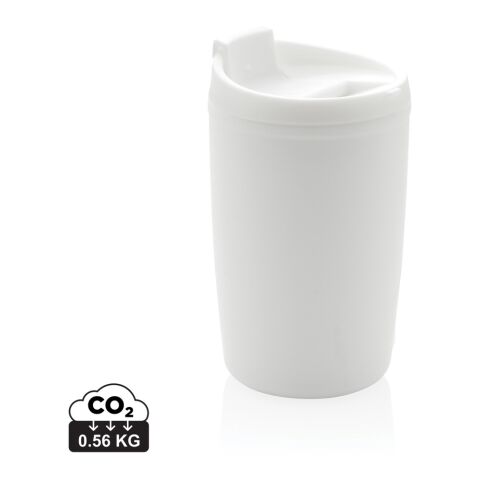 GRS Recycled PP tumbler with flip lid