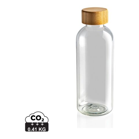 GRS RPET bottle with FSC bamboo lid white | No Branding | not available | not available