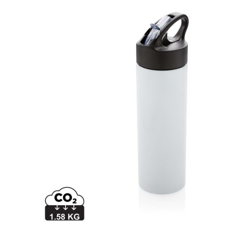 Sport bottle with straw white | No Branding | not available | not available