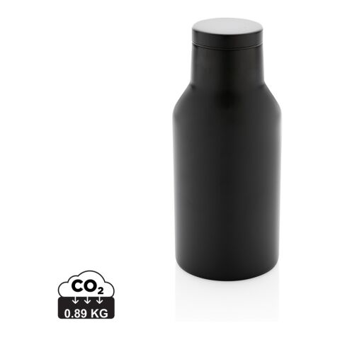 Recycled stainless steel compact bottle black | No Branding | not available | not available