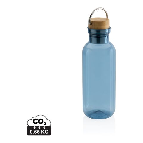 GRS RPET bottle with FSC bamboo lid and handle